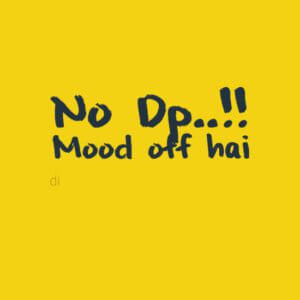 Bad Mood Whatsapp dp